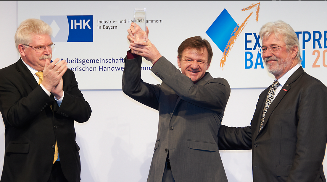 2011 wurde dem Unternehmen der bayerische Exportpreis verliehen