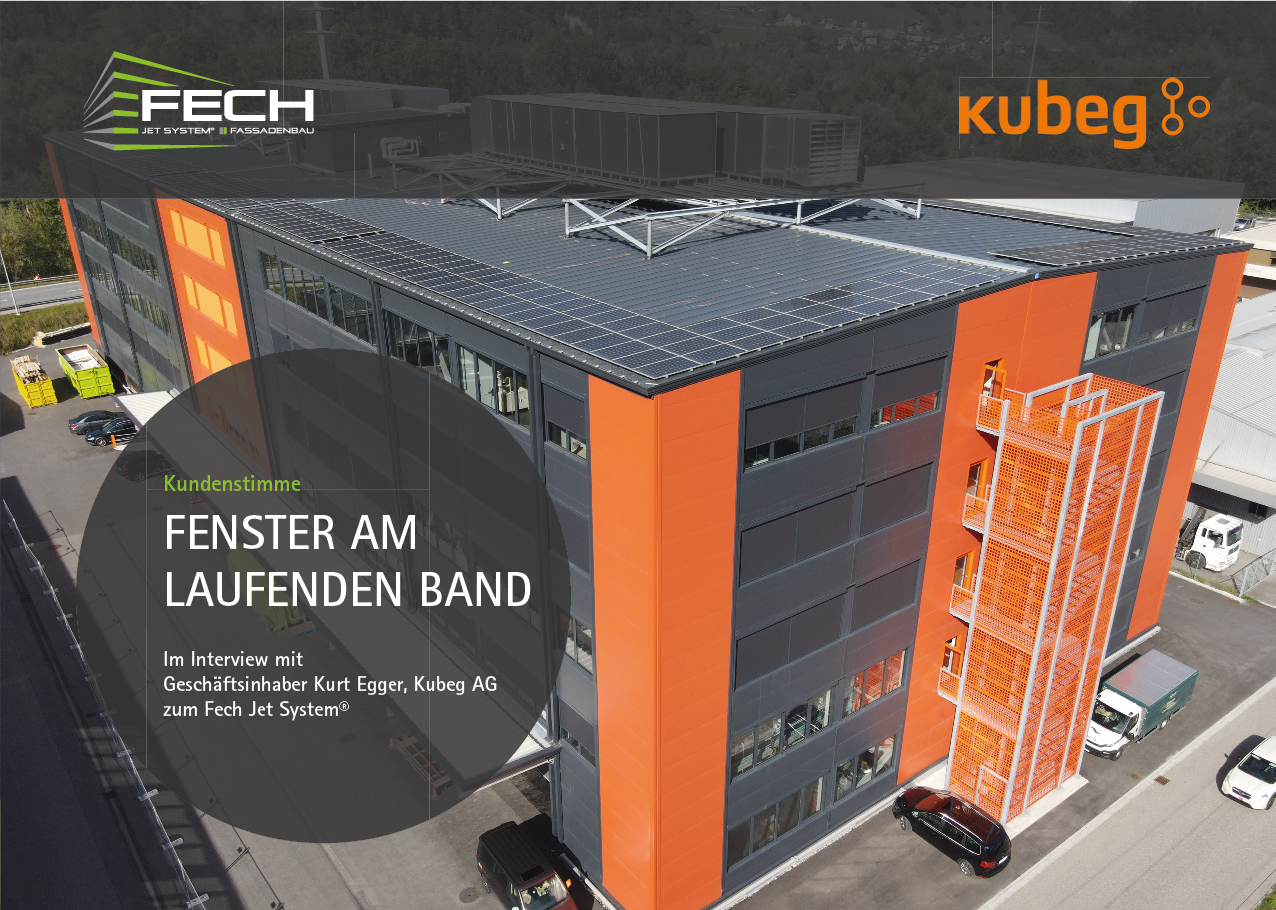 Kubeg AG von außen in Zizers, Schweiz